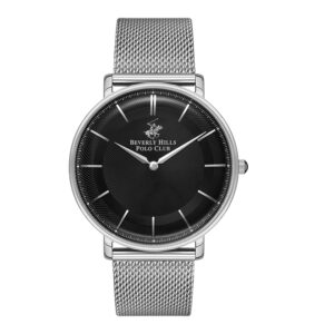 Beverly-Hills-Polo-Club-BP3321X-350-Men-s-Watch-Black-Dial-Silver-Stainless-Steel-Band