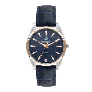 Beverly-Hills-Polo-Club-BP3339X-590-Women-s-Analog-Watch-Blue-Dial-Blue-Leather-Band