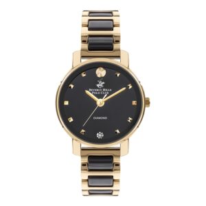 Beverly-Hills-Polo-Club-BP3349X-150-Women-s-Analog-Watch-Black-Dial-Two-Tone-Stainless-Steel-Band