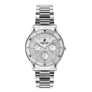 Beverly-Hills-Polo-Club-BP3350X-330-Women-s-Analog-Watch-Silver-Dial-Silver-Stainless-Steel-Band