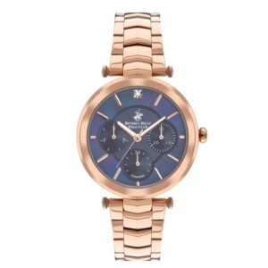 Beverly-Hills-Polo-Club-BP3352X-490-Women-s-Analog-Watch-Blue-Dial-Rose-Gold-Stainless-Steel-Band