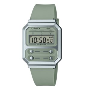 Casio-A100WEF-3ADF-Mens-Watch-Digital-Pastel-Green-Dial-Pastel-Green-Resin-Band