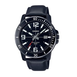 Casio-MTP-VD01B-1BVU-Black-Dial-Black-Leather-Band-watch-for-Men