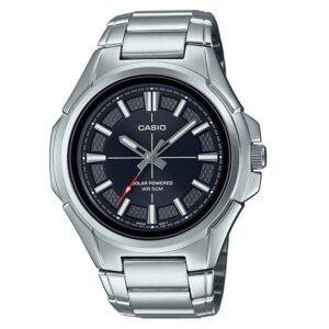 Casio-Solar-powered-Analog-Men-s-Watch-Black-Dial-Silver-Stainless-Steel-Band-MTP-RS100D-1AVDF