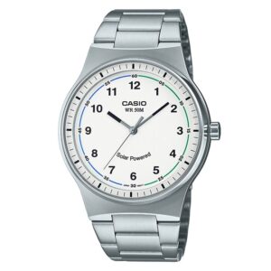 Casio-Solar-powered-Analog-Men-s-Watch-White-Dial-Silver-Stainless-Steel-Band-MTP-RS105D-7BVDF