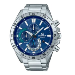 Edifice-EFV-620D-2AVUDF-Mens-Chronographic-Watch-Analog-Blue-Dial-Silver-Stainless-Steel-Band