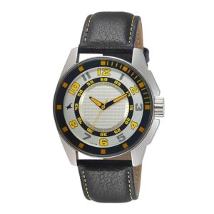 Fastrack-3089SL11-Mens-Analog-Watch-Silver-Dial-Black-Leather-Band