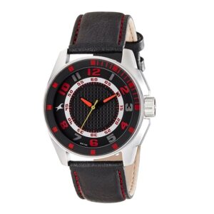 Fastrack-3089SL12-Mens-Analog-Watch-Black-Dial-Black-Leather-Band