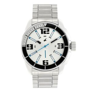 Fastrack-3089SM08-Mens-Analog-Watch-Blue-Dial-Silver-Stainless-Steel-Band