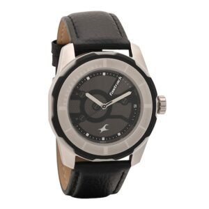 Fastrack-3099SL02-Mens-Analog-Watch-Black-Dial-Black-Leather-Band
