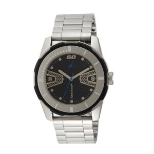 Fastrack-3099SM06-Mens-Analog-Watch-Black-Dial-Silver-Stainless-Steel-Band