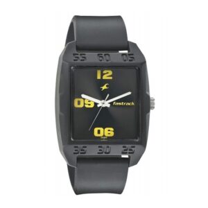 Fastrack-3115PP02-Mens-Analog-Watch-Black-Dial-Black-Plastic-Band