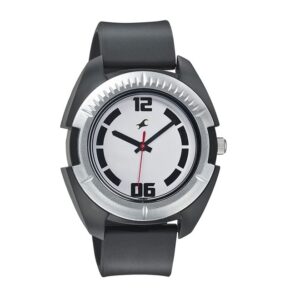 Fastrack-3116PP02-Mens-Analog-Watch-White-Dial-Black-Plastic-Band