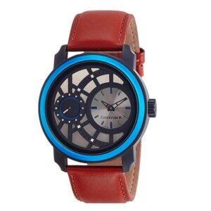 Fastrack-3147KL01-Mens-Analog-Watch-Multicolored-Dial-Brown-Leather-Band