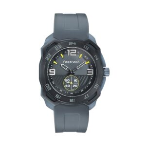 Fastrack-3192AP03-Mens-All-Nighters-Collection-Analog-Watch-Dark-Grey-Dial-Grey-Silicone-Band