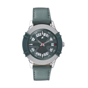 Fastrack-3223KL02-Mens-Dial-It-Up-Collection-Analog-Watch-Green-Dial-Green-Leather-Band