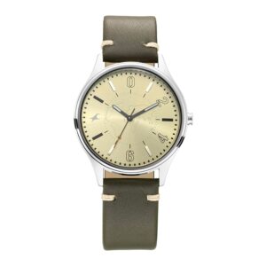 Fastrack-3237SL02-Mens-Tripster-Collection-Analog-Watch-Green-Dial-Brown-Leather-Band