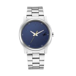 Fastrack-3255SM01-Mens-Stunners-Collection-Analog-Watch-Blue-Dial-Silver-Metal-Band