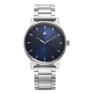 Fastrack-3278SM03-Stunners-Blue-Dial-Silver-Metal-Strap-Watch-for-Men