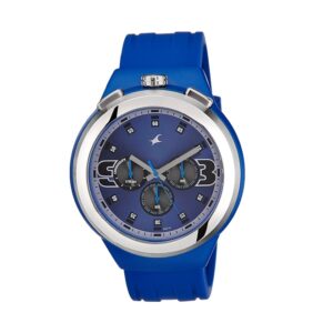 Fastrack-38002PP03-Mens-Analog-Watch-Blue-Dial-Blue-Silicone-Band