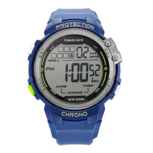 Fastrack-38068PP02-Mens-Streetwear-Collection-Digital-Watch-Grey-Dial-Blue-Silicone-Band