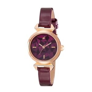 Fastrack-6131WL01-Womens-Analog-Watch-Bicolour-Dial-Brown-Leather-Band