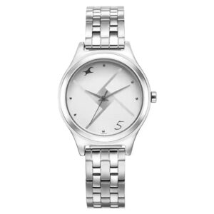 Fastrack-6152SM08-Stunners-Silver-Dial-Silver-Metal-Strap-Watch-for-Women
