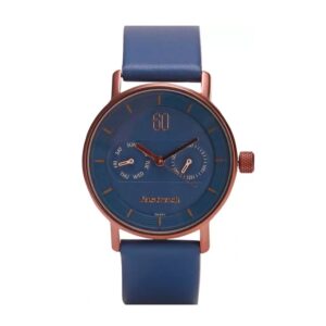 Fastrack-6198QL01-Womens-Analog-Watch-Blue-Dial-Blue-Leather-Band