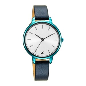 Fastrack-6234QL01-Womens-Analog-Watch-Blue-Dial-Blue-Leather-Band