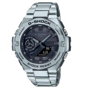 G-Shock-GST-B500D-1A1DR-Solar-powered-Smartphone-Link-Grey-Dial-Silver-Metal-Band-Watch-for-Men
