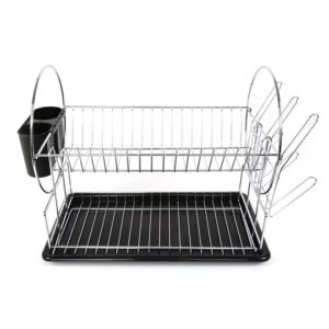 Home-Stainless-Steel-Dish-Rack-With-Tray-R2002