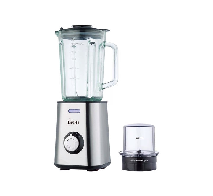 Ikon-Blender-With-Coffee-Grinder-1-5L-Glass-Jar-450-W-Stainless-Steel-CB022