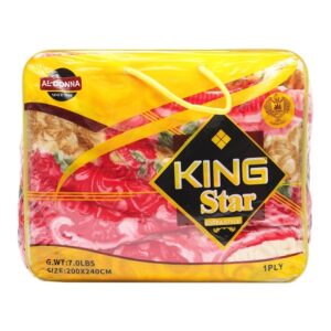 King-Star-Blanket-200-x-240cm-Assorted-Colors