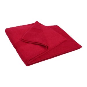 Laura-Collection-Bath-Towel-Red-Size-W90-x-L150cm