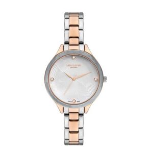 Lee-Cooper-LC07389-530-WoMens-Analog-Watch-Silver-Dial-Rose-Gold-Metal-Band