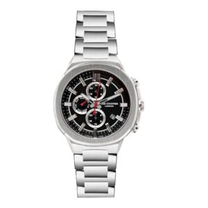 Lee-Cooper-LC07431-350-Mens-Analog-Watch-Black-Dial-Silver-Stainless-Steel-Band
