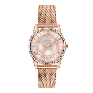 Lee-Cooper-LC07436-410-Women-s-Analog-Mother-of-pearl-Dial-Rose-Gold-Mesh-Watch