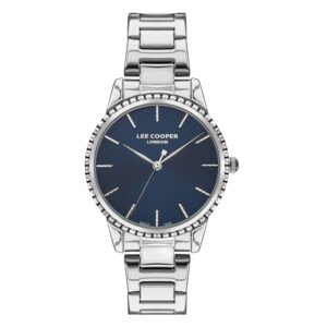 Lee-Cooper-LC07438-390-Women-s-Analog-Blue-Dial-Silver-Stainless-Steel-Watch