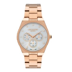 Lee-Cooper-LC07452-420-Women-s-Multi-Function-White-Mother-of-pearl-Dial-Rose-Gold-Metal-Watch
