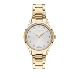 Lee-Cooper-LC07457-130-Women-s-Analog-Silver-Dial-Gold-Stainless-Steel-Watch