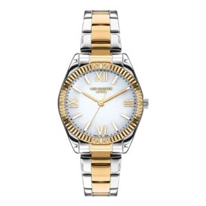 Lee-Cooper-LC07459-220-Women-s-Analog-White-Mother-of-pearl-Dial-Two-Tone-Stainless-Steel-Watch