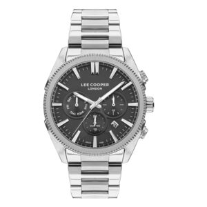 Lee-Cooper-LC07479-350-Men-s-Analog-Black-Dial-Silver-Stainless-Steel-Watch