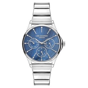 Lee-Cooper-LC07482-390-Women-s-Multi-Function-Blue-Dial-Silver-Stainless-Steel-Watch