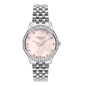 Lee-Cooper-LC07483-380-Women-s-Multi-Function-Rose-Gold-Mother-of-pearl-Dial-Silver-Stainless-Steel-Watch