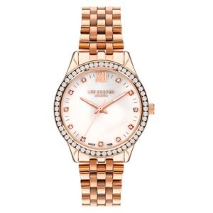 Lee-Cooper-LC07483-420-Women-s-Analog-White-Mother-of-pearl-Dial-Rose-Gold-Stainless-Steel-Watch
