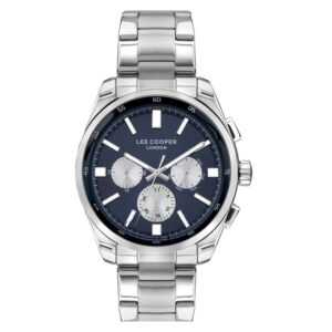 Lee-Cooper-LC07513-390-Men-s-Multi-Function-Navy-Blue-Dial-Silver-Stainless-Steel-Watch