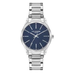 Lee-Cooper-LC07518-390-Women-s-Blue-Dial-Stainless-Steel-Metal-Strap-Watch