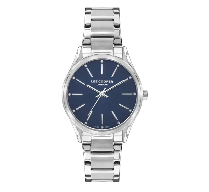 Lee-Cooper-LC07518-390-Women-s-Blue-Dial-Stainless-Steel-Metal-Strap-Watch