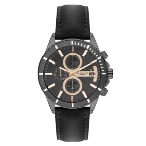 Lee-Cooper-LC07530-066-Multi-Function-Men-s-Watch-Grey-Dial-Black-Leather-Band