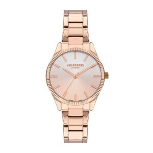 Lee-Cooper-LC07543-410-Multi-Function-Women-s-Watch-Pink-Dial-Rose-Gold-Stainless-Steel-Band